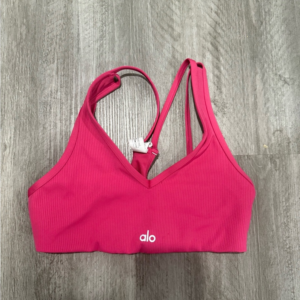 ALO Yoga Pink Sports Bra